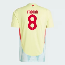 Fabian #8 Spanien Fußballtrikots EM 2024 Auswärtstrikot Herren