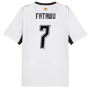 Fatawu #7 Ghana Fußballtrikot WM 2026 Heimtrikot Herren