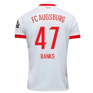 FC Augsburg Banks #47 Fußballtrikot 2025-26 Heimtrikot Herren