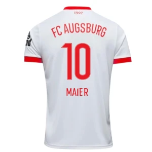 FC Augsburg Maier #10 Fußballtrikot 2025-26 Heimtrikot Herren