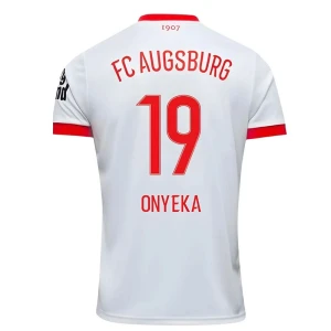 FC Augsburg Onyeka #19 Fußballtrikot 2025-26 Heimtrikot Herren