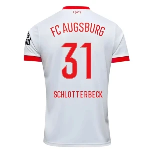 FC Augsburg Schlotterbeck #31 Fußballtrikot 2025-26 Heimtrikot Herren