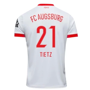 FC Augsburg Tietz #21 Fußballtrikot 2025-26 Heimtrikot Herren