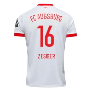 FC Augsburg Zesiger #16 Fußballtrikot 2025-26 Heimtrikot Herren