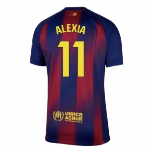 FC Barcelona Alexia #11 Fußballtrikot 2025-26 Heimtrikot Herren