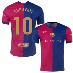 FC Barcelona Ansu Fati #10 Fußballtrikot 2024-25 Coldplay Heimtrikot Herren