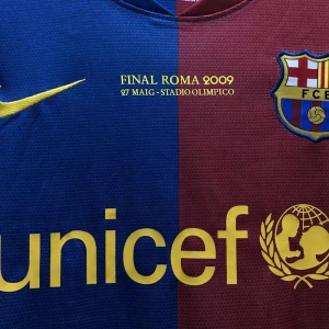 FC Barcelona Champions League Final Retro Trikot 2008-09 Heim Herren Langarm