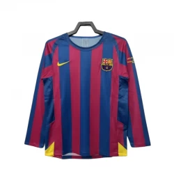 FC Barcelona Champions League Finale Retro Trikot 2005-06 Heim Herren Langarm