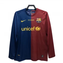 FC Barcelona Champions League Finale Retro Trikot 2008-09 Heim Herren Langarm