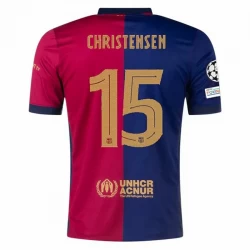 FC Barcelona Christensen #15 Fußballtrikot 2024-25 UCL Heimtrikot Herren