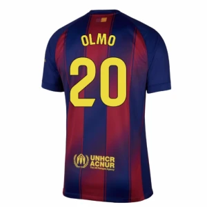FC Barcelona Dani Olmo #20 Fußballtrikot 2025-26 Heimtrikot Herren