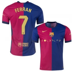 FC Barcelona Ferran #7 Fußballtrikot 2024-25 Coldplay Heimtrikot Herren