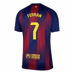 FC Barcelona Ferran #7 Fußballtrikot 2025-26 Heimtrikot Herren