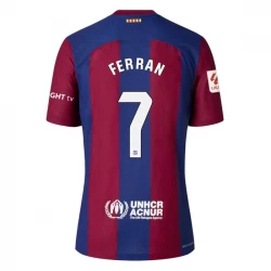 FC Barcelona Ferran #7 Fußballtrikots 2023-24 Heimtrikot Herren
