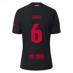 FC Barcelona Fußballtrikot 2024-25 Gavi #6 Auswärtstrikot Herren