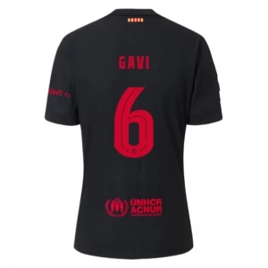 FC Barcelona Fußballtrikot 2024-25 Gavi #6 Auswärtstrikot Herren