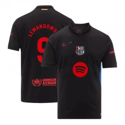FC Barcelona Fußballtrikot 2024-25 New Spotify Logo Robert Lewandowski #9 Auswärtstrikot Herren