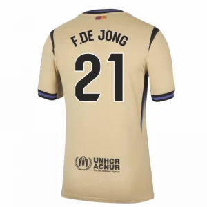 FC Barcelona Fußballtrikot 2025-26 Frenkie de Jong #21 Auswärtstrikot Herren