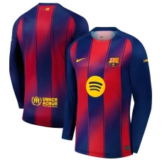 FC Barcelona Fußballtrikot 2025-26 Heimtrikot Herren Langarm
