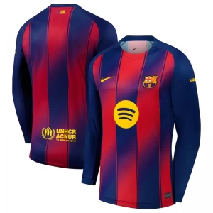 FC Barcelona Fußballtrikot 2025-26 Heimtrikot Herren Langarm