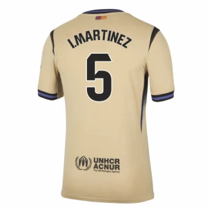 FC Barcelona Fußballtrikot 2025-26 I. Martinez #5 Auswärtstrikot Herren