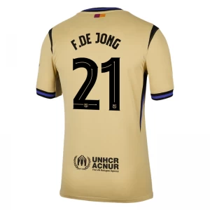 FC Barcelona Fußballtrikot 2025-26 UCL Frenkie de Jong #21 Auswärtstrikot Herren