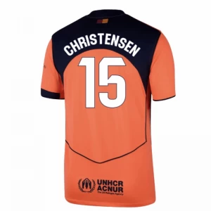 FC Barcelona Fußballtrikot Christensen #15 2025-26 Ausweichtrikot Herren