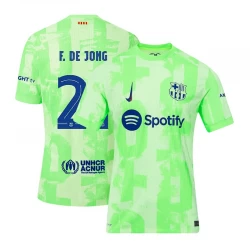 FC Barcelona Fußballtrikot Frenkie de Jong #21 2024-25 UCL Ausweichtrikot Herren