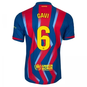 FC Barcelona Fußballtrikot Gavi #6 2025-26 Fourthtrikot Herren