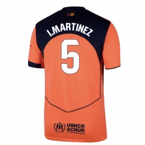 FC Barcelona Fußballtrikot I. Martinez #5 2025-26 Ausweichtrikot Herren