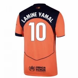 FC Barcelona Fußballtrikot Lamine Yamal #10 2025-26 Ausweichtrikot Herren