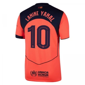 FC Barcelona Fußballtrikot Lamine Yamal #10 2025-26 UCL Ausweichtrikot Herren
