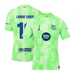 FC Barcelona Fußballtrikot Lamine Yamal #19 2024-25 UCL New Spotify Logo Ausweichtrikot Herren