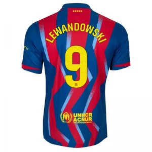FC Barcelona Fußballtrikot Robert Lewandowski #9 2025-26 Fourthtrikot Herren