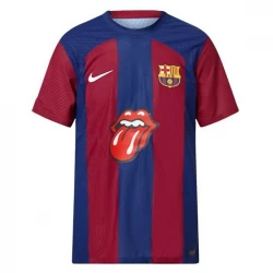 FC Barcelona Fußballtrikots 2023-24 x Rolling Stones Heimtrikot Herren