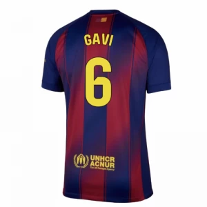 FC Barcelona Gavi #6 Fußballtrikot 2025-26 Heimtrikot Herren