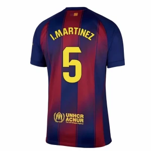 FC Barcelona I. Martinez #5 Fußballtrikot 2025-26 Heimtrikot Herren