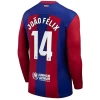 FC Barcelona João Félix #14 Fußballtrikot 2023-24 Heimtrikot Herren Langarm