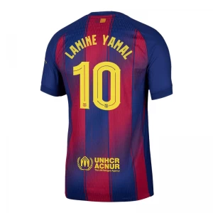 FC Barcelona Lamine Yamal #10 Fußballtrikot 2025-26 Champions League Heimtrikot Herren