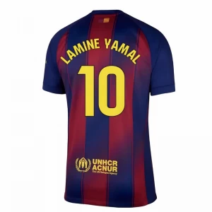 FC Barcelona Lamine Yamal #10 Fußballtrikot 2025-26 Heimtrikot Herren