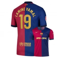 FC Barcelona Lamine Yamal #19 Fußballtrikot 2024-25 Travis Scott Heimtrikot Herren