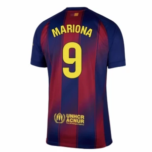 FC Barcelona Mariona #9 Fußballtrikot 2025-26 Heimtrikot Herren