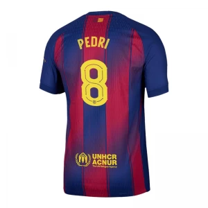 FC Barcelona Pedri #8 Fußballtrikot 2025-26 Champions League Heimtrikot Herren