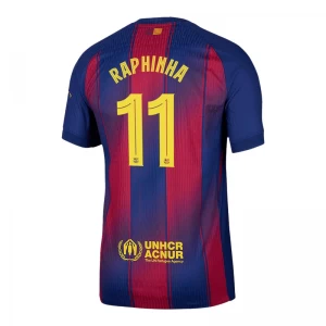 FC Barcelona Raphinha #11 Fußballtrikot 2025-26 Champions League Heimtrikot Herren