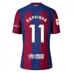 FC Barcelona Raphinha #11 Fußballtrikots 2023-24 Heimtrikot Herren