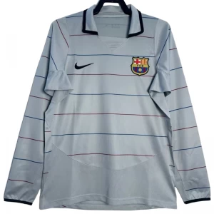 FC Barcelona Retro Trikot 2003-04 Auswärts Herren Langarm