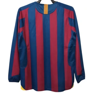 FC Barcelona Retro Trikot 2005-06 Heim Herren Langarm