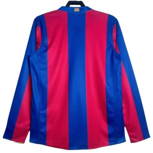 FC Barcelona Retro Trikot 2007-08 Heim Herren Langarm