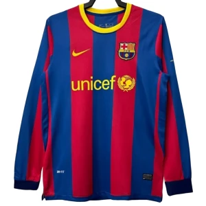 FC Barcelona Retro Trikot 2010-11 Heim Herren Langarm
