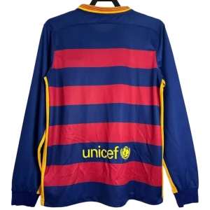 FC Barcelona Retro Trikot 2015-16 Heim Herren Langarm